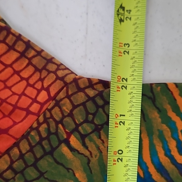 Jostar Vibrant Multicolor Tunic Top size XL - Picture 5 of 6